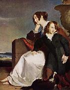 Thomas Sully Mother and Son oil painting on canvas